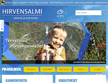 Tablet Screenshot of hirvensalmi.fi